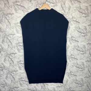 Akris Punto Navy Wool Knit Tunic